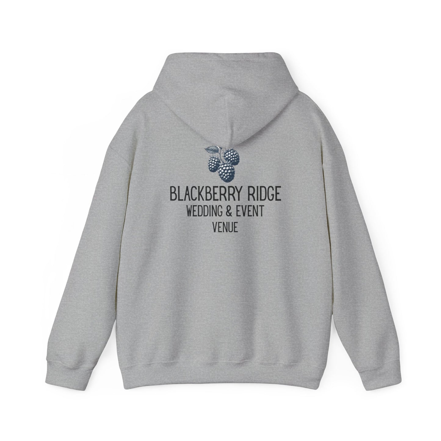Blackberry Ridge Wedding Venue Hoodie — Personalized 'Ashley' Event Staff Sweatshirt