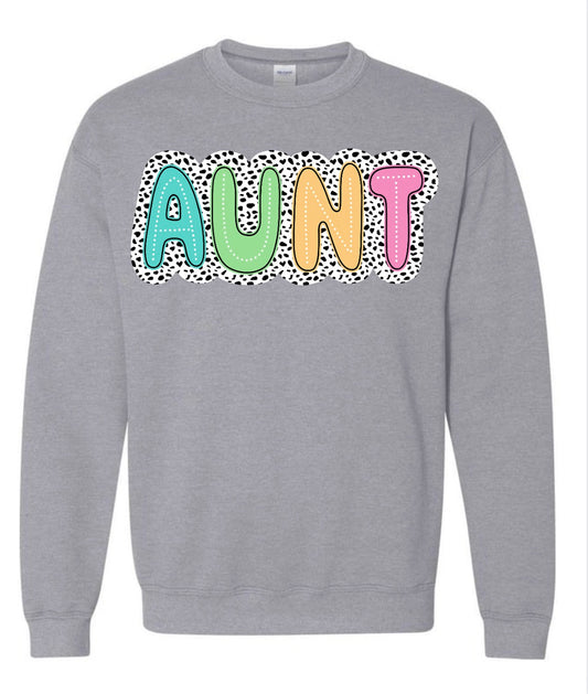 Spotted Aunt Crewneck